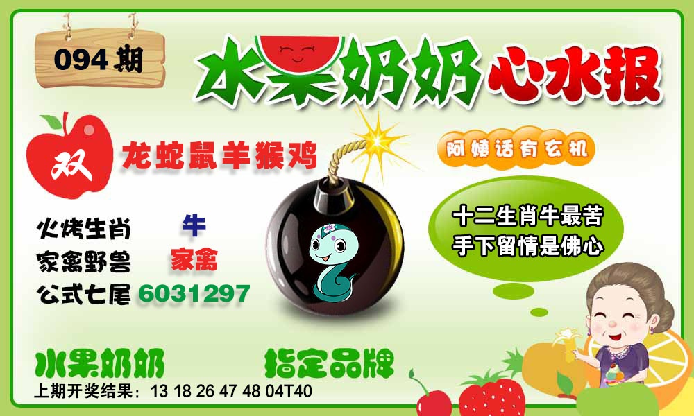 094期水果心水报[图]
